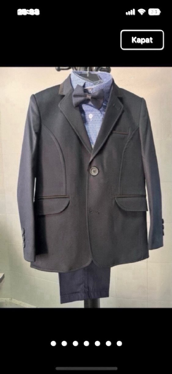 Çocuk takm elbise 5 yaş takım sıfırdır - Görsel 3