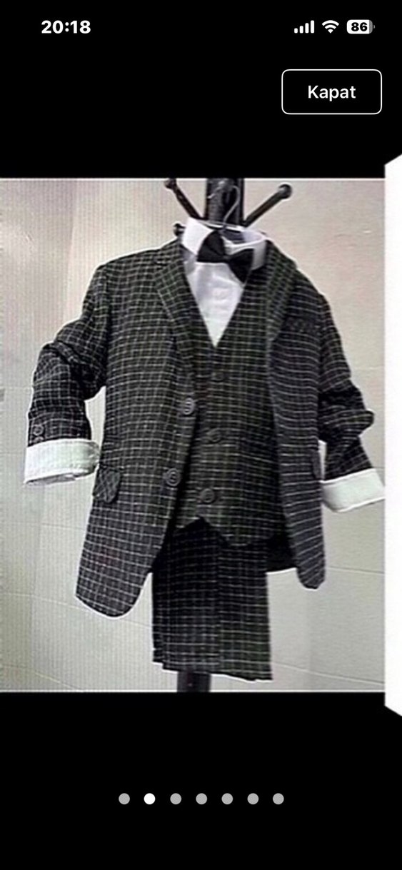 Çocuk takım elbise 2 yaş takım sıfırdır - Görsel 2