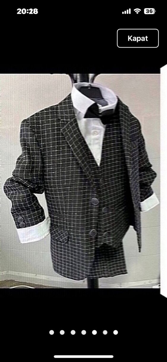 Çocuk takım elbise 2 yaş takım sıfırdır - Görsel 4