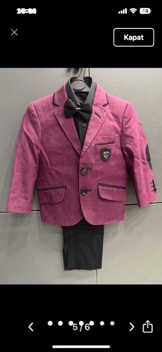 Çocuk takım elbise 2 takım sıfırdır - Görsel 2