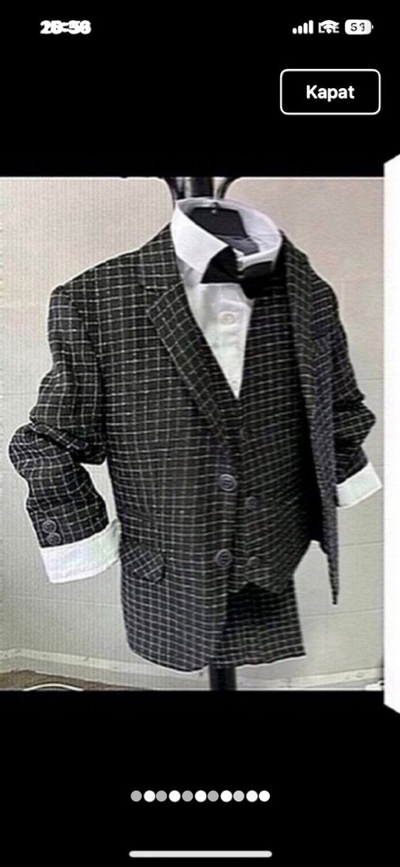 Çocuk takım elbise 7 yaş takım sıfırdır - Görsel 5