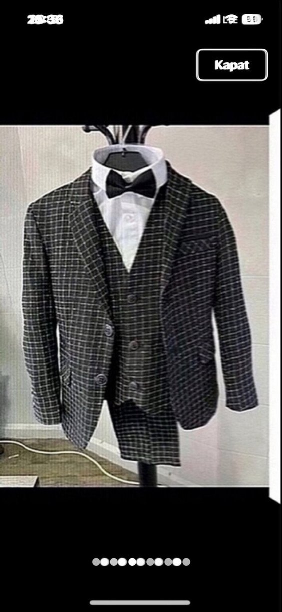 Çocuk takım elbise 7 yaş takım sıfırdır - Görsel 2