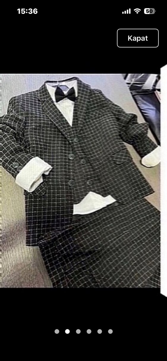 Çocuk takım elbise 7 yaş takım sıfırdır - Görsel 4