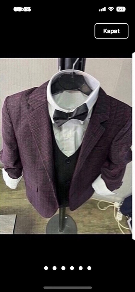 Çocuk takım elbise 6 yaş takım sıfırdır - Görsel 2