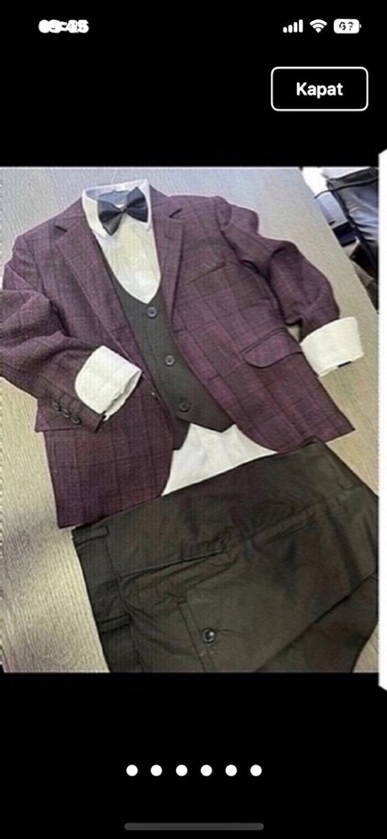 Çocuk takım elbise 6 yaş takım sıfırdır - Görsel 4