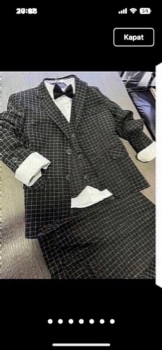 Çocuk takım elbise 7 yaş takım sıfırdır - Görsel 3