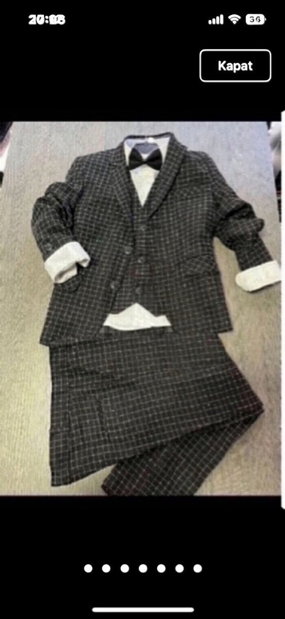 Çocuk takım elbise 7 yaş takım sıfırdır - Görsel 4