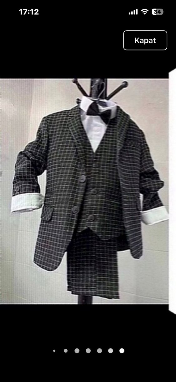Çocuk takım elbise 7 yaş takım sıfırdır - Görsel 2
