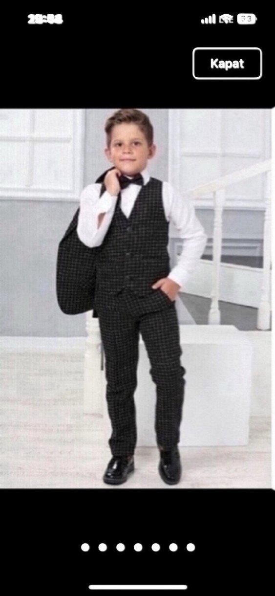 Çocuk takım elbise 4 yaş takım sıfırdır - Görsel 3