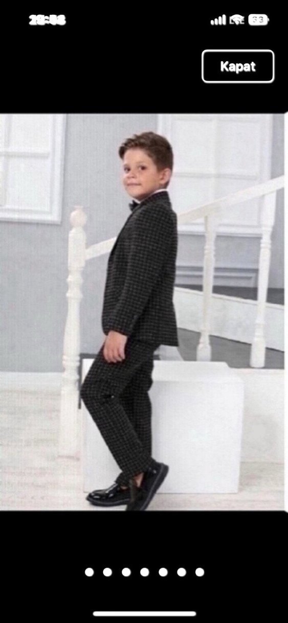 Çocuk takım elbise 4 yaş takım sıfırdır - Görsel 4