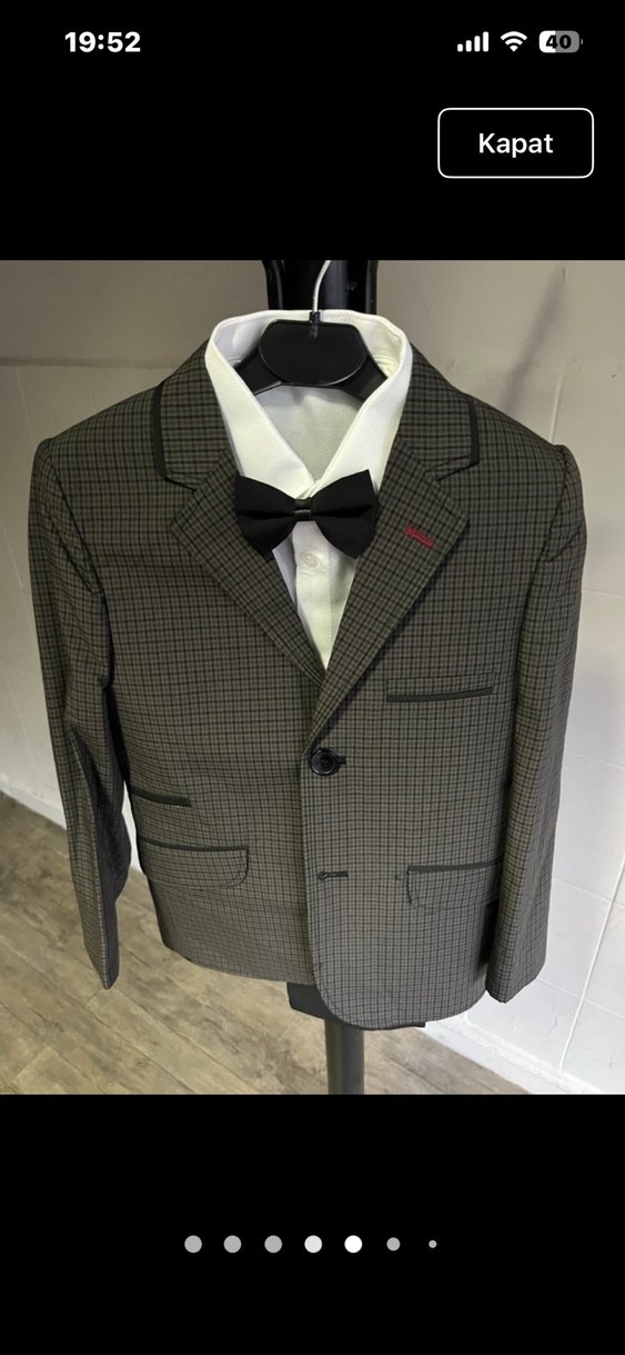 Çocuk takım elbise 7 yaş takım sıfırdır - Görsel 3