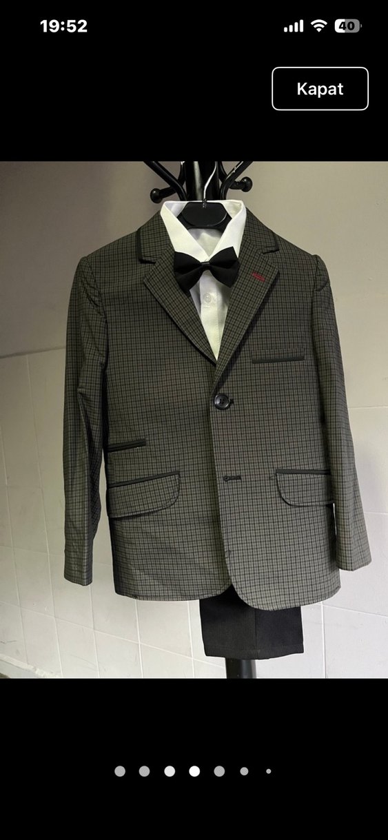 Çocuk takım elbise 7 yaş takım sıfırdır - Görsel 4
