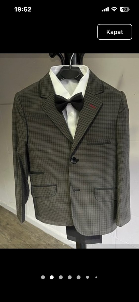 Çocuk takım elbise 7 yaş takım sıfırdır - Görsel 5