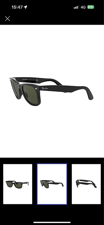 Beden Rayban wayfarer