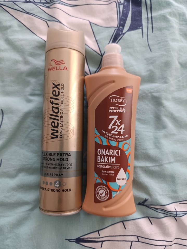 Hobby Onarıcı Bakım Kremi ve Wella Sprey - Görsel 2