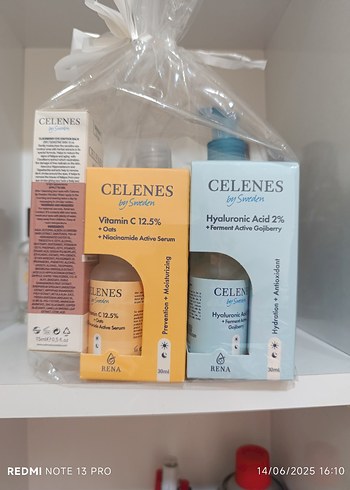 celenes Cilt Bakım Seti - Vitamin C & Hyaluronik Asit