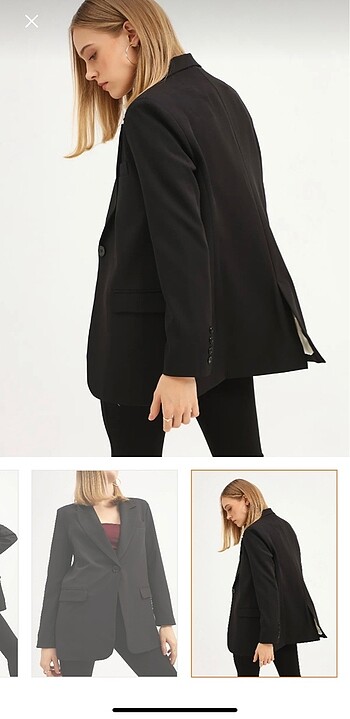 s Beden Quzu Blazer Ceket