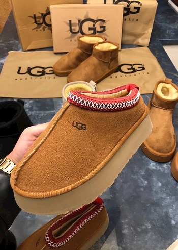 Ugg UGG Kadın Camel Süet Dolgu Topuk Terlik