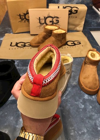 UGG Kadın Camel Süet Dolgu Topuk Terlik