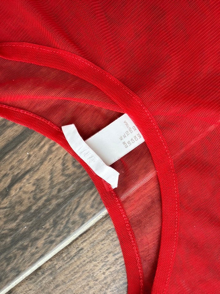 Zara Kırmızı Pareo - Görsel 2