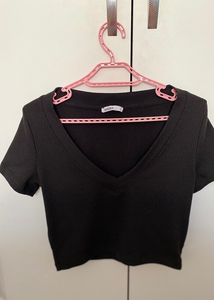 Siyah crop - Görsel 2