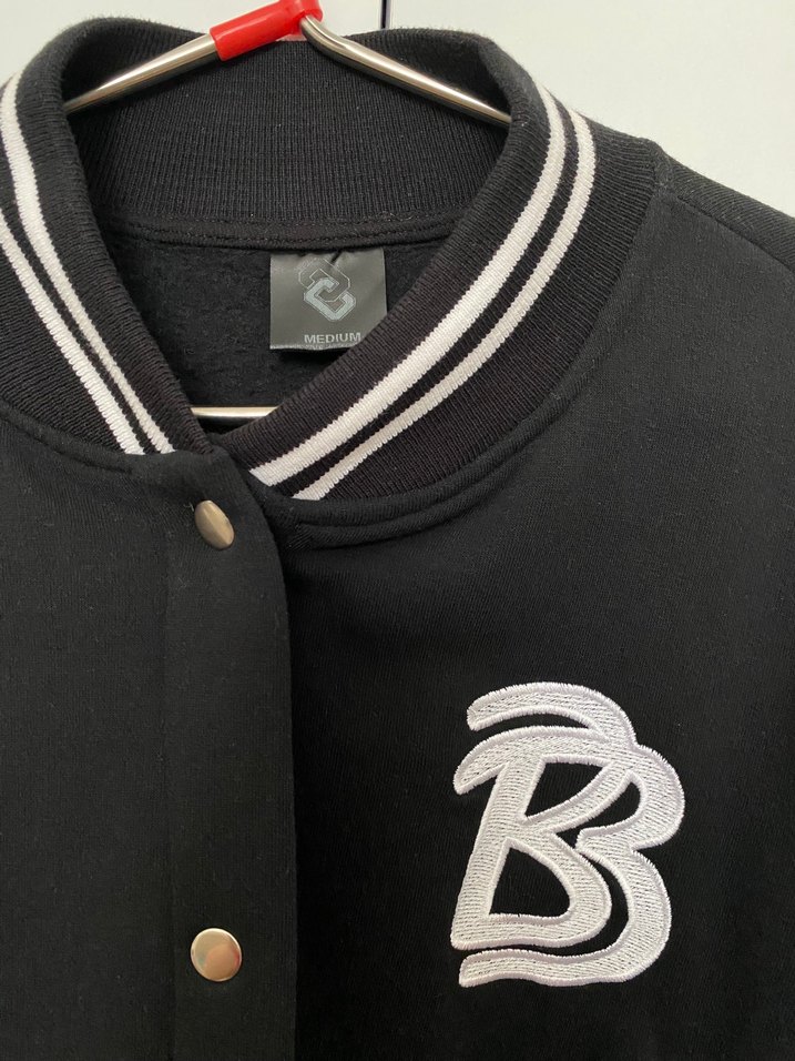 Siyah Düğmeli kolaj ceketi - Görsel 5