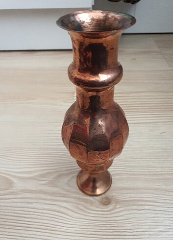 Bakır şamdan ve şekerlik  - Görsel 8