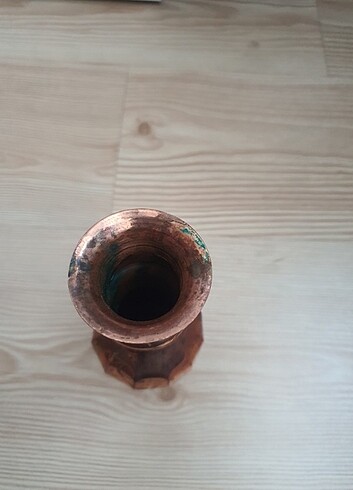 Bakır şamdan ve şekerlik  - Görsel 9