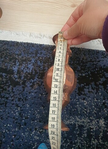 Bakır şamdan ve şekerlik  - Görsel 12