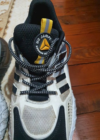 Beyaz Gri Erkek Yılan Desenli Spor Ayakkabı 42 numara - Görsel 4