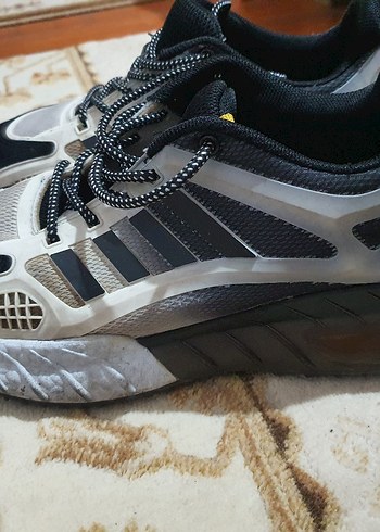 Beyaz Gri Erkek Yılan Desenli Spor Ayakkabı 42 numara - Görsel 5