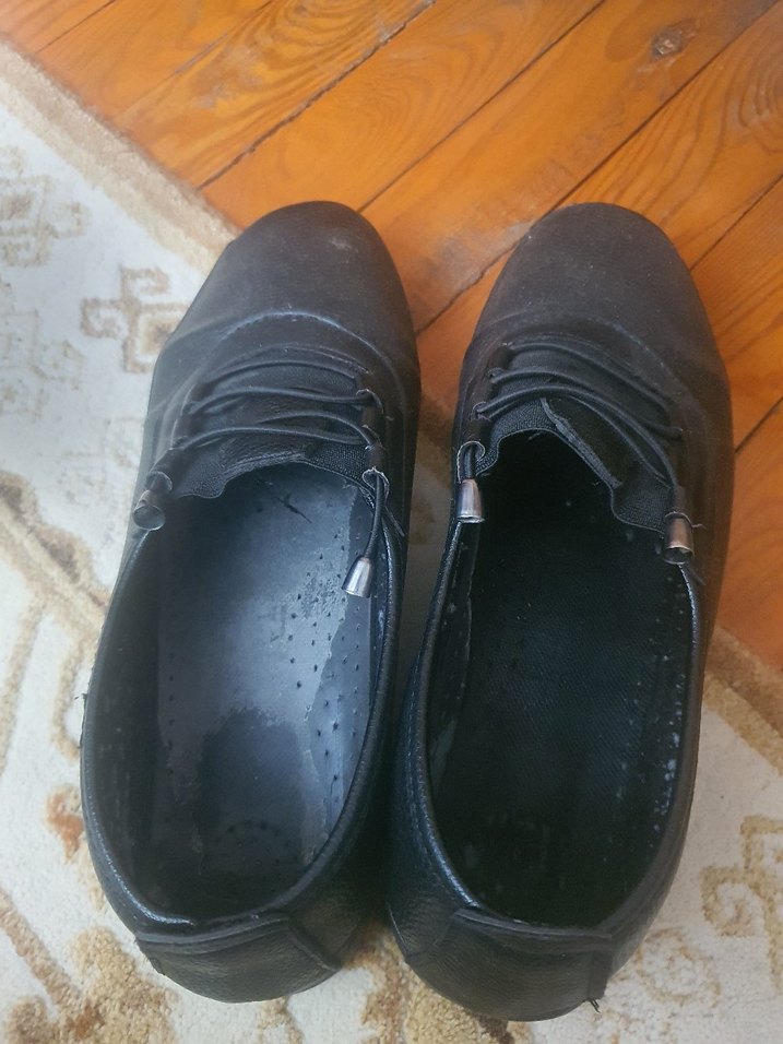 Siyah Tokalı Kadın Günlük Oxford Ayakkabı - Görsel 4