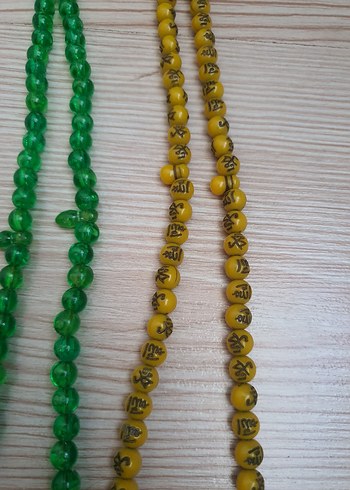 Altın Renkli Boncuklu Kadın Kolye - Görsel 20