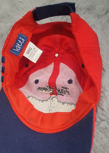 Kırmızı Nakışlı Erkek Şapka - Görsel 3