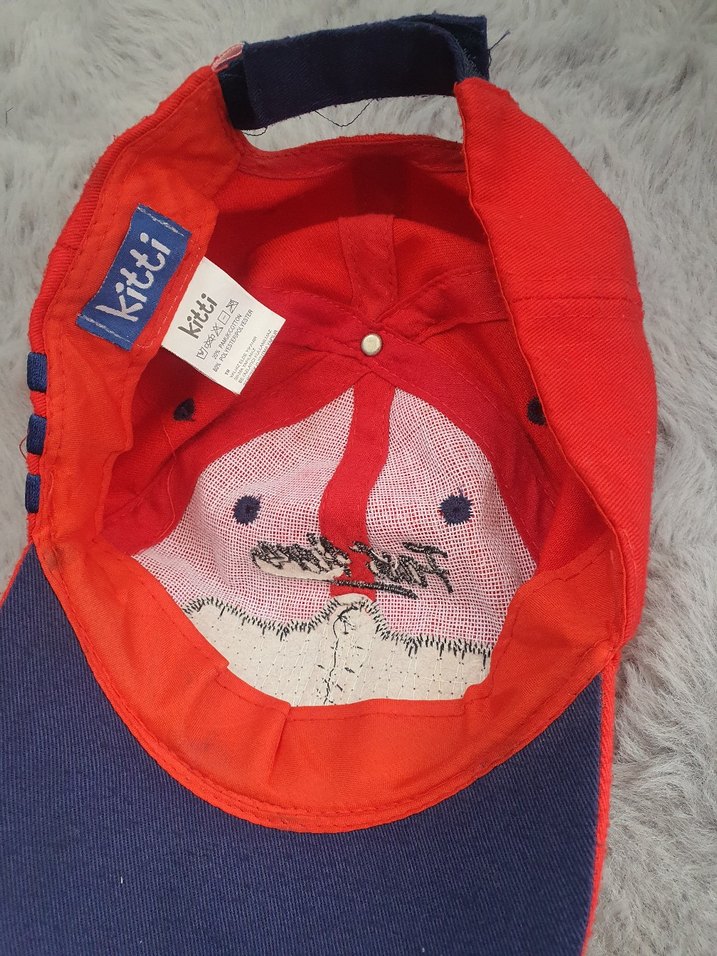 Kırmızı Nakışlı Erkek Şapka - Görsel 3