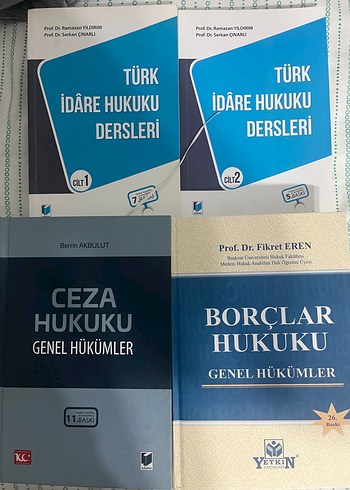 Türk Hukuku Ders Kitapları Seti