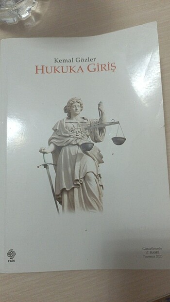 Hukuka giriş kemal gözler