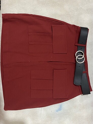 s Beden Bordo mini etek