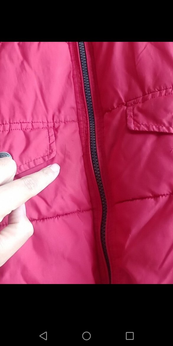 Kırmızı Erkek Çocuk Düğmeli Mont - Görsel 4