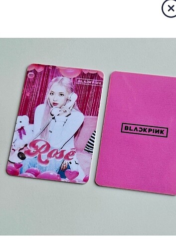Blackpink Rosé Spotify Photocard