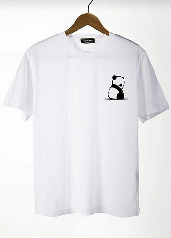 Panda baskılı T-shirt 