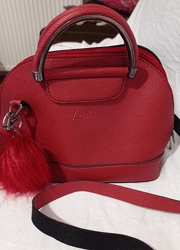 Zara Zara kırmızı çanta 
