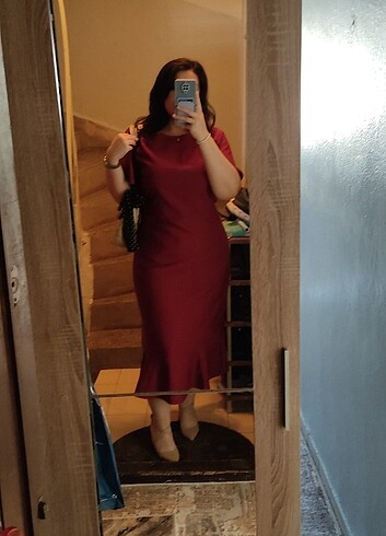 Trendyol & Milla Bordo Abiye Elbise
