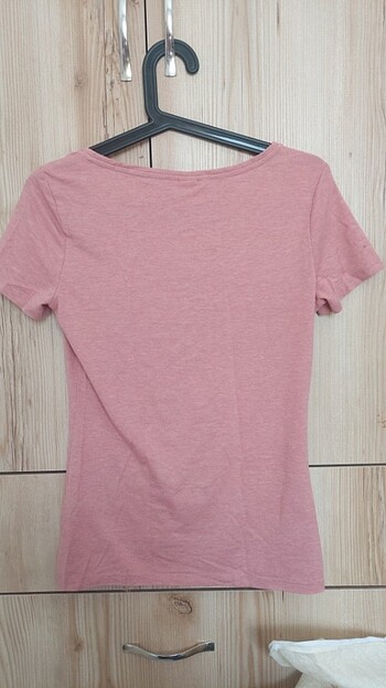 s Beden H&M Basics Pembe Tişört