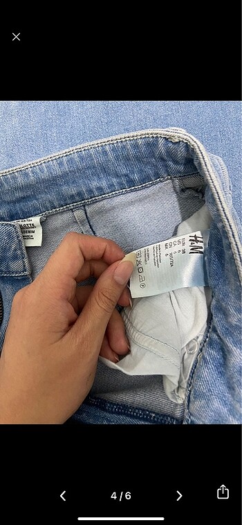 38 Beden mavi Renk H&M jean