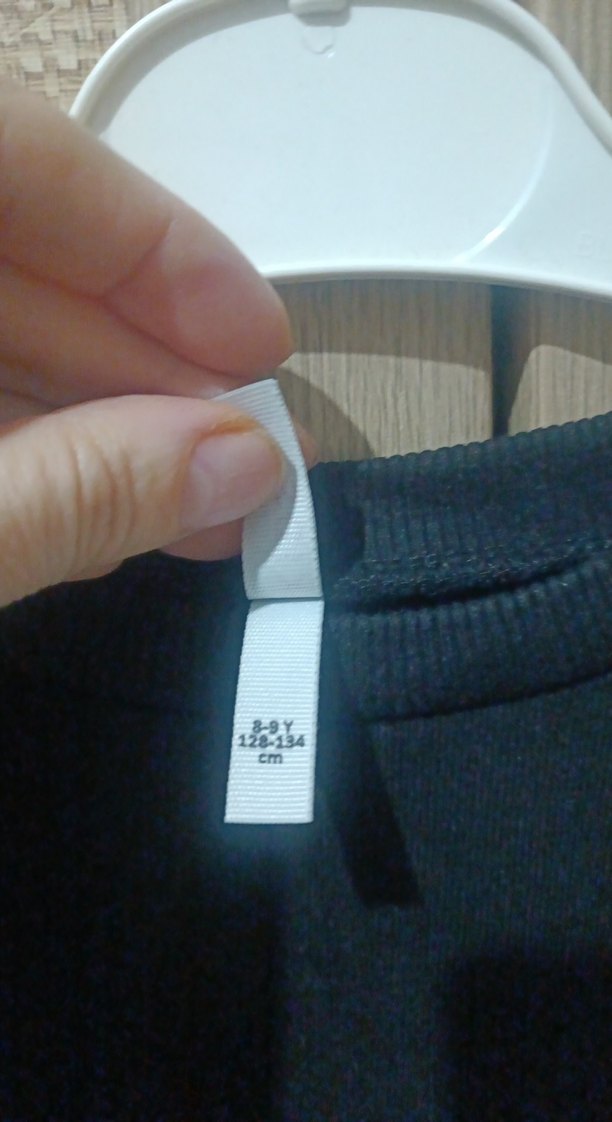 Siyah çocuk Uzun Kollu Sweatshirt - Görsel 4