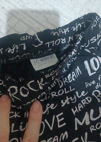 Siyah Baskılı Rock Punk Mini Şort - Görsel 2