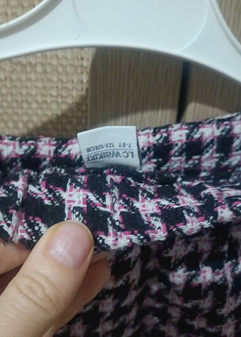 Mor Kuşaklı Mini Etek - Görsel 3