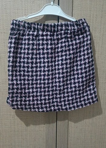 Mor Kuşaklı Mini Etek - Görsel 2