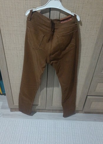 Kahverengi Süet Salaş Erkek Pantolon - Görsel 2